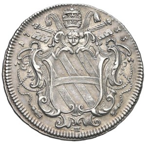 Papežské mince – Klement XII. (1730–1740) Testone 1735 A. V – Munt....