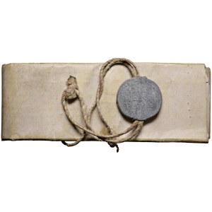 Papal Coins - Clement XIII (1758–1769) Lead bull with perg...