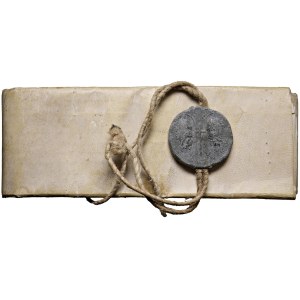 Papal Coins - Clement XIII (1758–1769) Lead bull with perg...