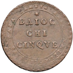 Papal coins - Pio VI (1775-1799) Madonnina 1797 T M - Nomisma 13...