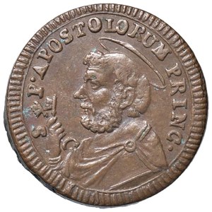 Papal coins - Pius VI (1775–1799) Rome - Sampietrino 1797 without T...