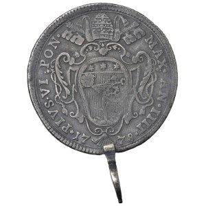 Papal Coins - Pius VI (1775–1799) Bologna - Half Scudo 1778 A. I...