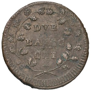 Papal coins - Repubblica romana (1798-1799) 2 Baiocchi - Bruni 8...