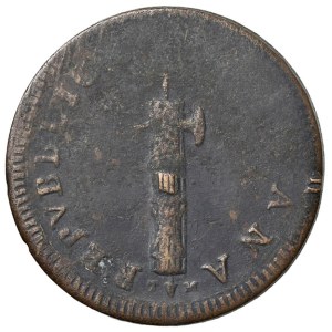 Pièces papales - République romaine (1798-1799) 2 Baiocchi - Bruni 8...