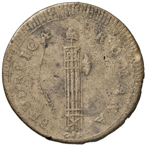 Papal Coins - Roman Republic (1798–1799) 2 Baiocchi - Bruni 2...