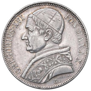 Papal coins - Gregorio XVI (1831-1846) Scudo 1840 A. X - Nomisma...