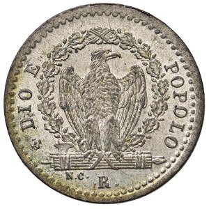 Monety papieskie – Republika Rzymska (1848–1849) 4 baiocchi 1849 – Nr...