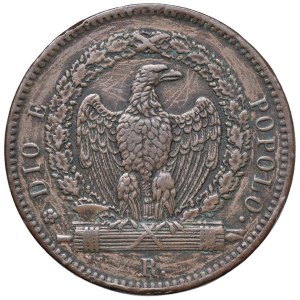 Monety papieskie – Republika Rzymska (1848–1849) 3 baiocchi 1849 – Nr...