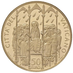 Papal coins - Benedetto XVII (2005-2013) 50 Euro 2006 A. II - AU...