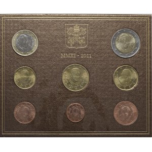 Papal Coins - Benedict XVI (2005–2013) 2011 Euro Denomination in...