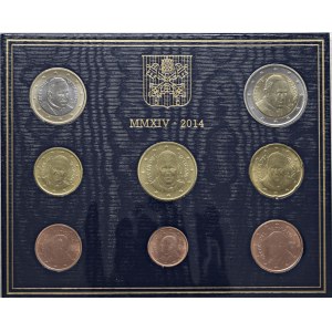 Papal Coins - Francis (2013–2025) 2014 Euro Division Coin in...