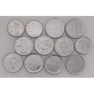 Papal Coins - Vatican - Lot of coins made of base metals such as ...