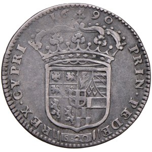 Savoy Coins - Victor Amadeus II (1680–1713) Lira, 1690 - MIR 972...