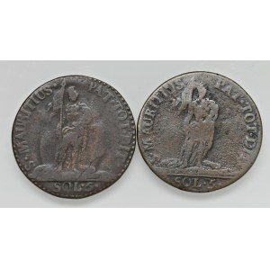 Savoy coins - Vittorio Amedeo III (1773-1796) 5 Soldi 1794 e 179...