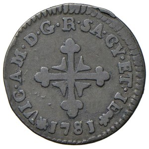 Savoy coins - Vittorio Amedeo III (1773-1796) Mezzo Soldo 1781 -...