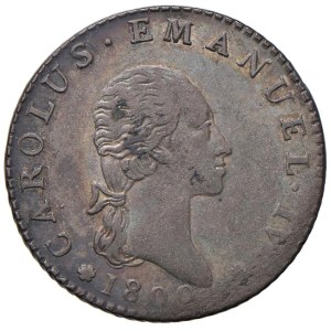 Pièces de Savoie - Charles-Emmanuel IV (1796-1802) 7,6 soldi 1800 - Nom...