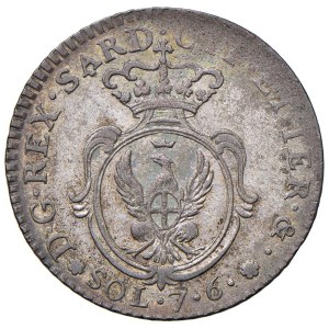 Pièces de Savoie - Charles-Emmanuel IV (1796-1802) 7,6 soldi 1800 - Nom...