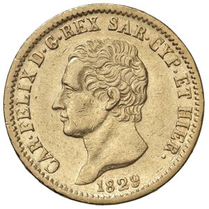 Pièces de Savoie - Charles-Félix (1821-1831) 20 lires 1829 T - Nomisma ...