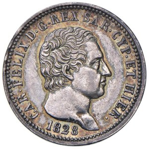 Savoy Coins - Carlo Felice (1821–1831) Lira 1828 G - Nomisma 594...