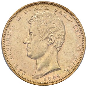 Savoy coins - Carlo Alberto (1831-1849) 100 Lire 1842 T - Nomism...