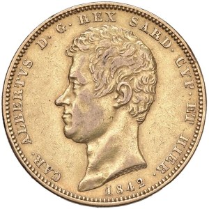 Savoy Coins - Carlo Alberto (1831–1849) 100 Lire 1842 T - Numismatics...