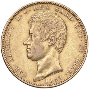Savoy coins - Carlo Alberto (1831-1849) 100 Lire 1842 T - Nomism...
