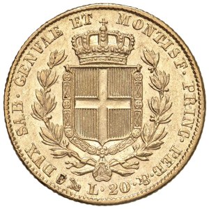 Pièces de monnaie de Savoie - Charles-Albert (1831-1849) 20 lires 1849 G - Nomisma...