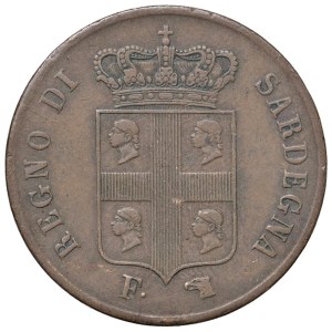 Savojské mince – Carlo Alberto (1831–1849) 5 centesimů 1842 – Nomis...