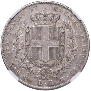 Savoy coins - Vittorio Emanuele II (1849-1861) 5 Lire 1859 G - N...