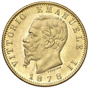 Pièces de Savoie - Victor-Emmanuel II (1861-1878) 20 lires 1878 R - ...