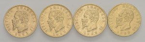 Savoy coins - Vittorio Emanuele II (1861-1878) 20 Lire 1862 (2) ...