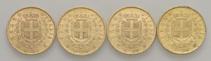Savoy coins - Vittorio Emanuele II (1861-1878) 20 Lire 1862 (2) ...