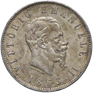 Pièces de Savoie - Victor-Emmanuel II (1861-1878) 2 lires 1863 N val...