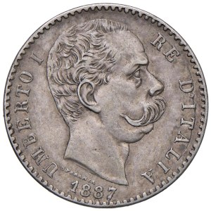 Savoy Coins - Umberto I (1878–1900) 2 Lire 1887 - Nomisma 1000 A...
