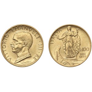 Savoy coins - Vittorio Emanuele III (1900-1946) 100 e 50 Lire 19...