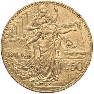 Savoy Coins - Victor Emmanuel III (1900–1946) 50 Lire 1911 - N...
