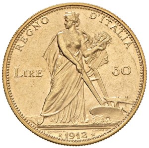 Savoy coins - Vittorio Emanuele III (1900-1946) 50 Lire 1912 - N...