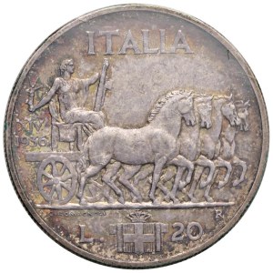 Savoy coins - Vittorio Emanuele III (1900-1946) 20 Lire 1936 A. ...