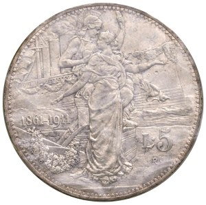 Savoy coins - Vittorio Emanuele III (1900-1946) 5 Lire 1911 - No...