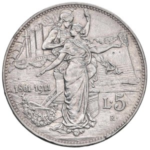 Savoy Coins - Victor Emmanuel III (1900–1946) 5 Lire 1911 - No...