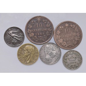 Savoy coins - Lotto di monete come da foto...