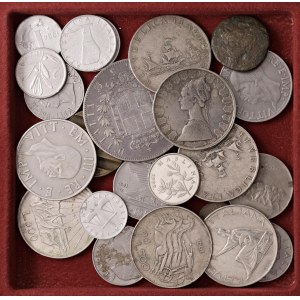 Savoy coins - Lotto di monete varie come da foto. Da notare alcu...