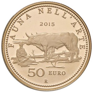 Italian Republic - REPUBBLICA ITALIANA (1946-) 50 Euro 2015 - AU (1 g...