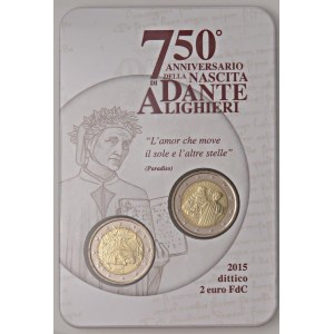 Italian Republic - REPUBBLICA ITALIANA (1946-) 2 Euro 2015 (3) - Lott...