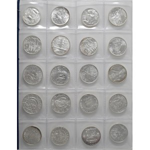 République italienne - REPUBBLICA ITALIANA (1946-) Lot de 20 pièces comprenant...