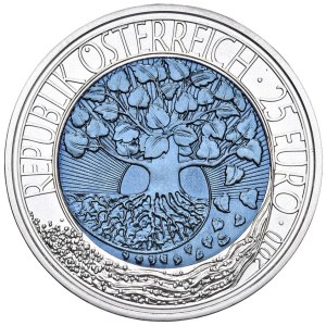 Foreign coins - AUSTRIA 25 Euro 2010 Erneuerbare Energy - AG e Nio...