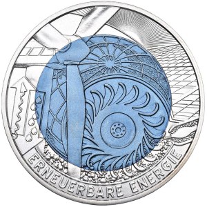 Foreign coins - AUSTRIA 25 Euro 2010 Erneuerbare Energy - AG e Nio...