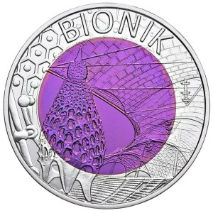 Foreign coins - AUSTRIA 25 Euro 2012 Bionik - AG e Niobium (g 9 + ...