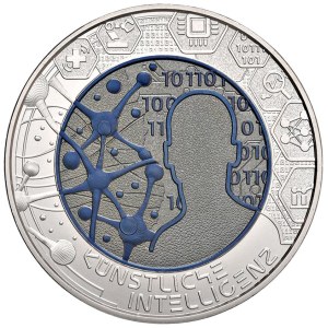 Foreign coins - AUSTRIA 25 Euro 2019 Kunstliche Intelligenz - AG e...