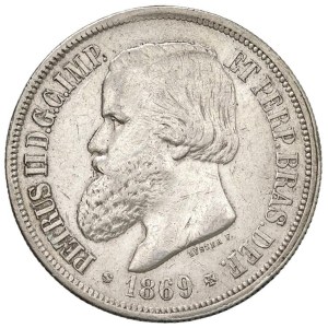 Foreign Coins - BRAZIL: Peter II (1831–1889) 1,000 Reis 1869 - KM...